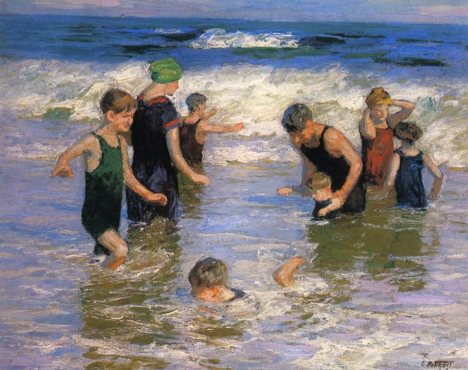 Edward Henry Potthast The Bathers